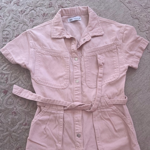 Zara Girls Pink Jumpsuit - Picture 3 of 7